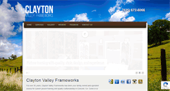 Desktop Screenshot of claytonvalleyframeworks.com